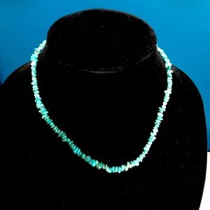 Beaded stone necklace